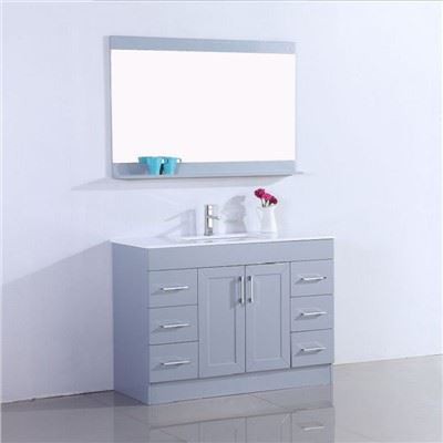 Floor Standing Bathroom Cabinet with Painting